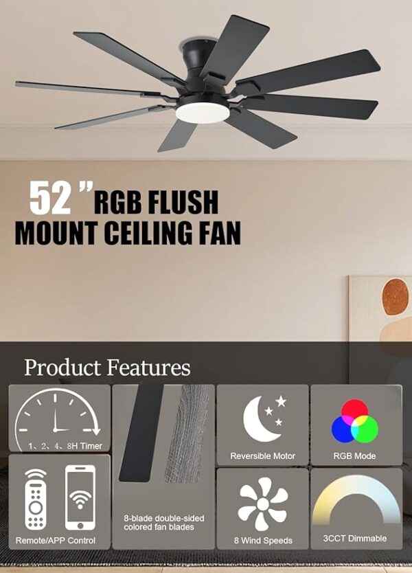 52 inch Ceiling Fan with Light